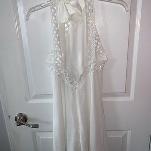 White spring/summer dress